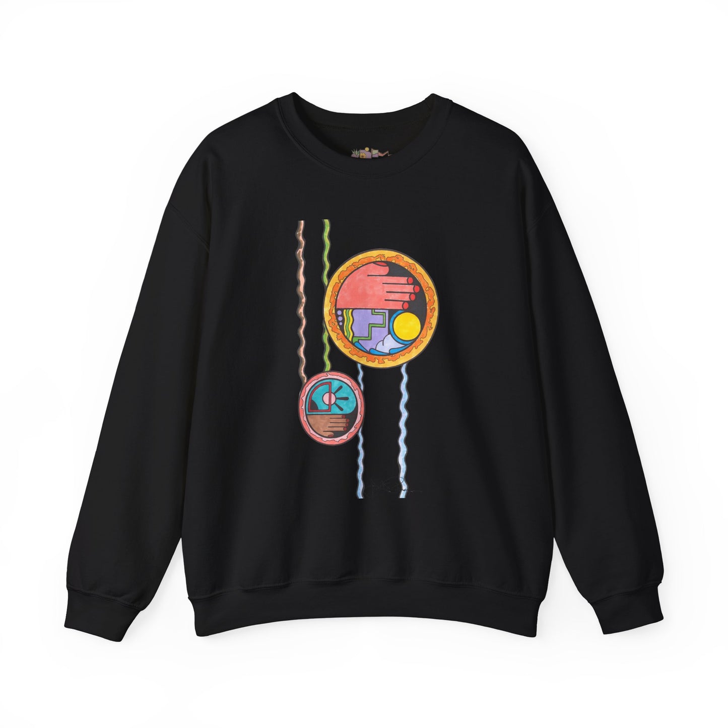 Wave While Passing - Pullover Sweatshirt Premium Wearable Art