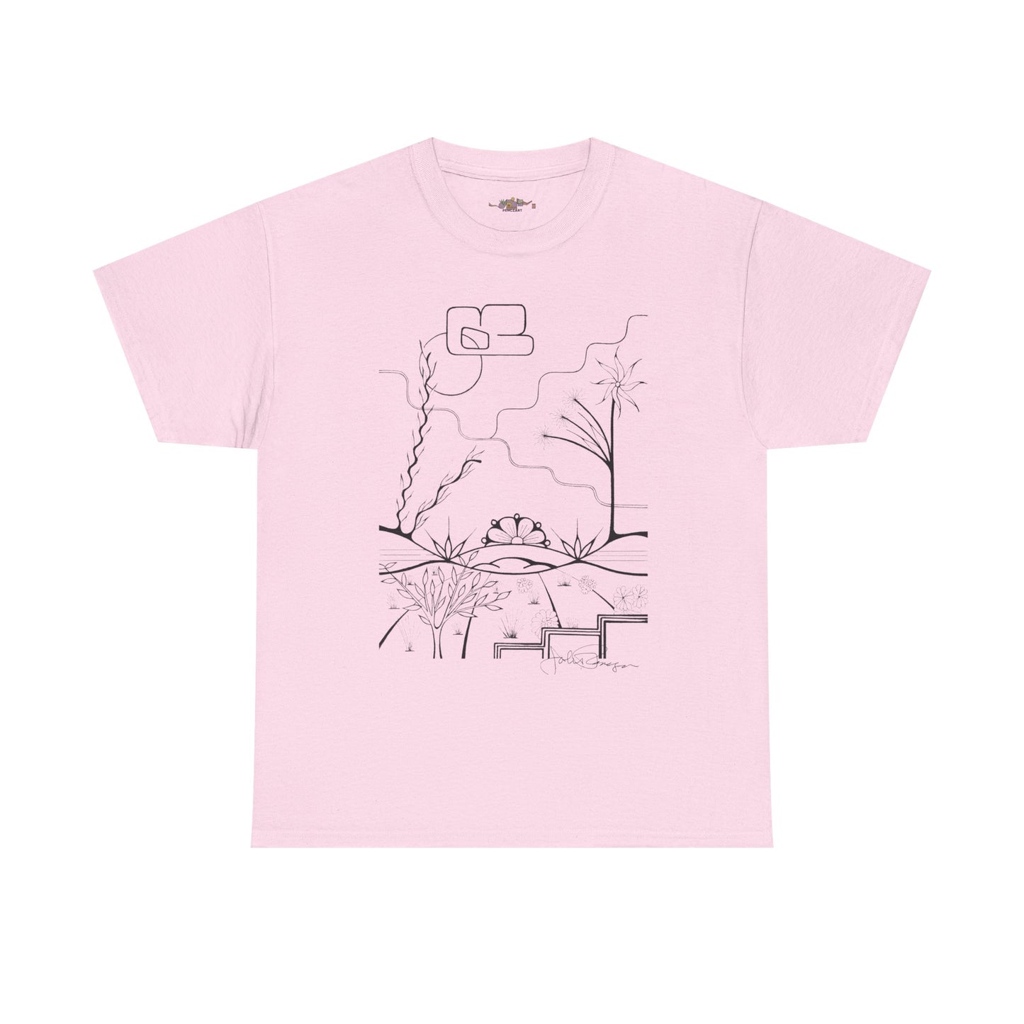 Premium Short Sleeve T-Shirt Wearable Art | The World is Round