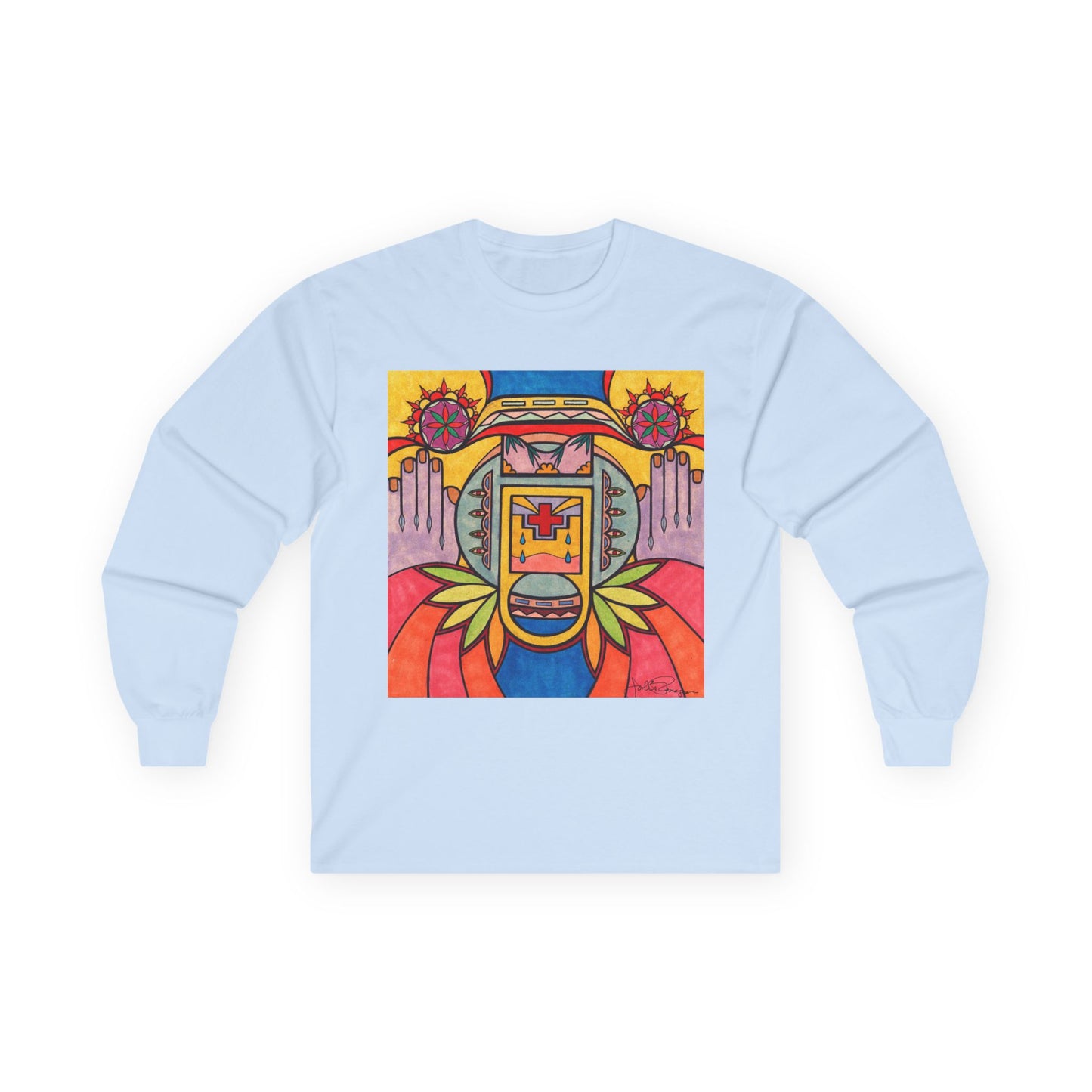 Premium Long Sleeve T-Shirt Wearable Art | Hands