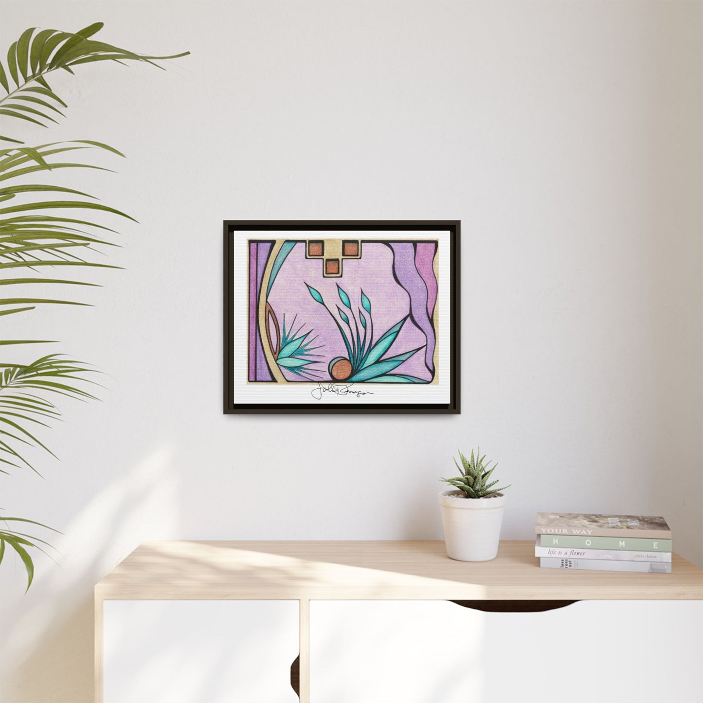 Deep Purple Visions - Archival Gallery Matte Canvas