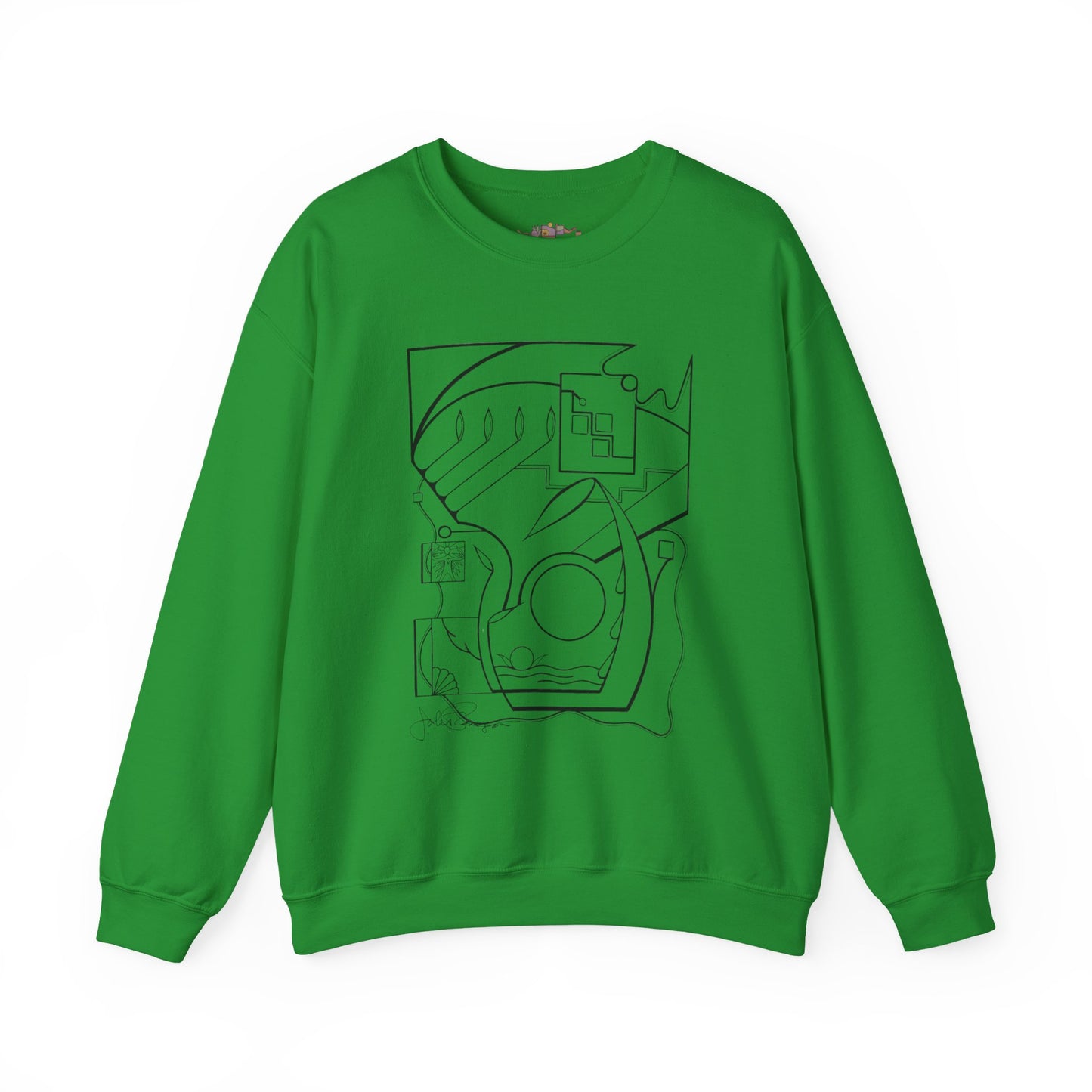 Premium Pullover Sweaatshirt Wearable Art | From the Heart