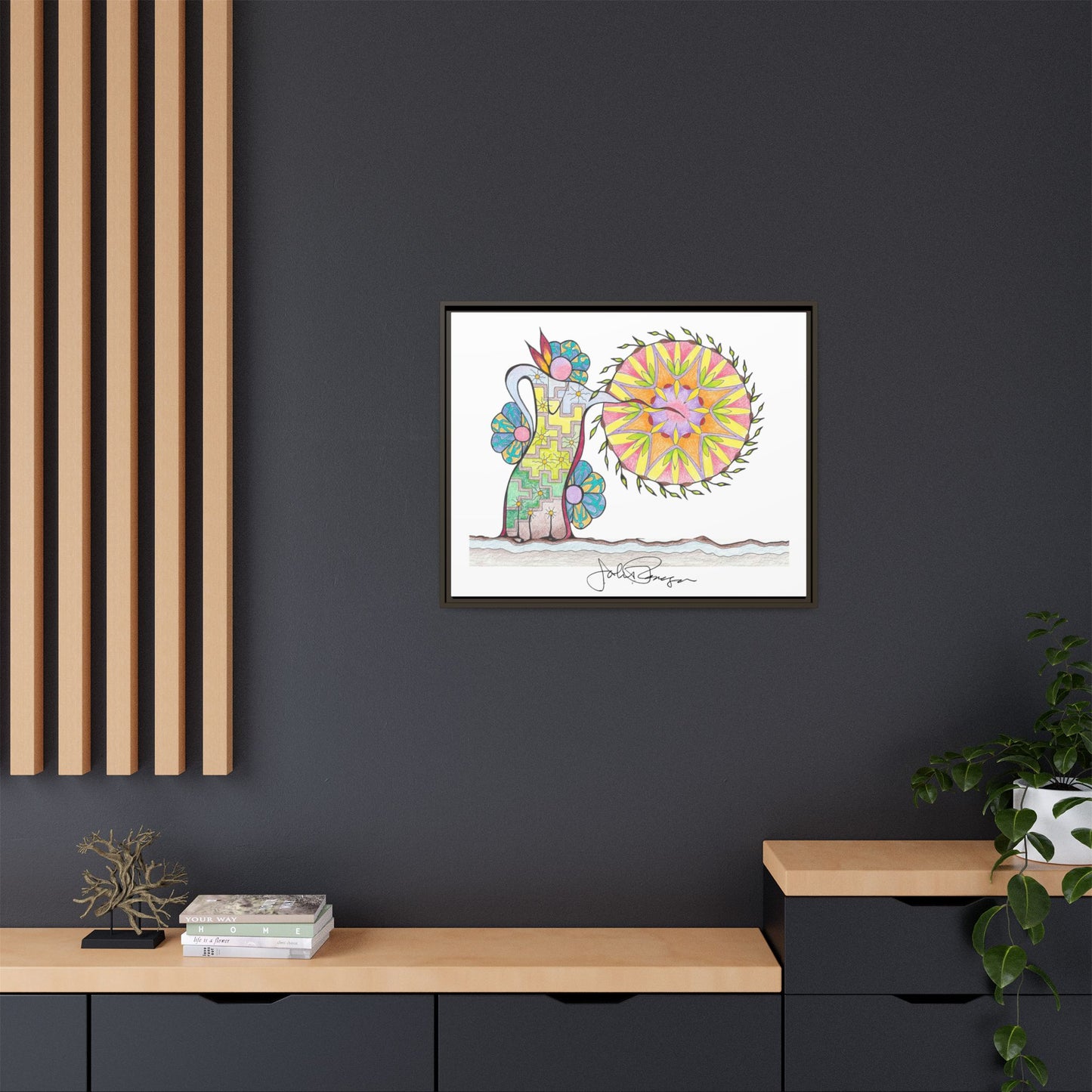 PowWow Drum - Archival Gallery Matte Canvas