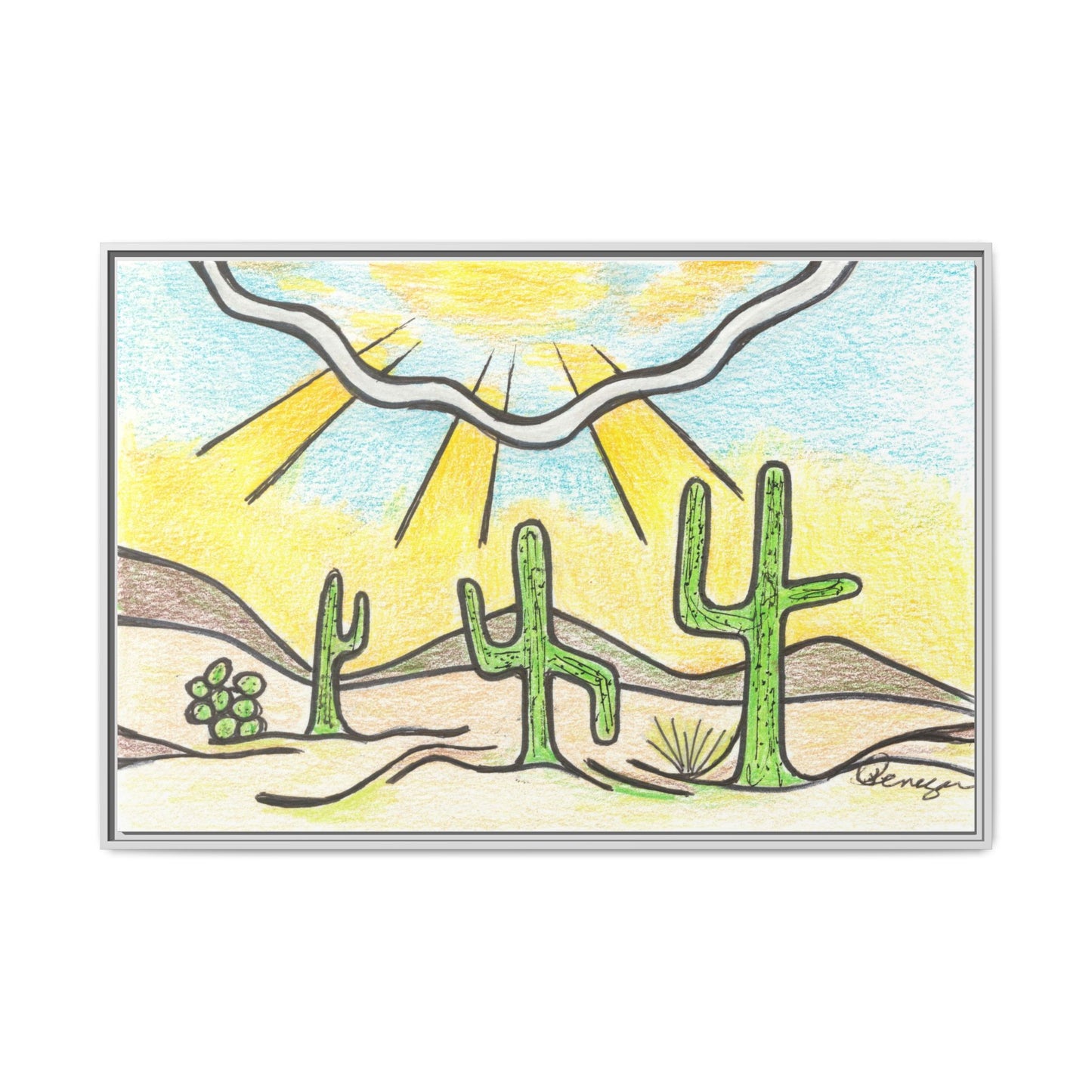 Saguaro - Archival Gallery Matte Canvas
