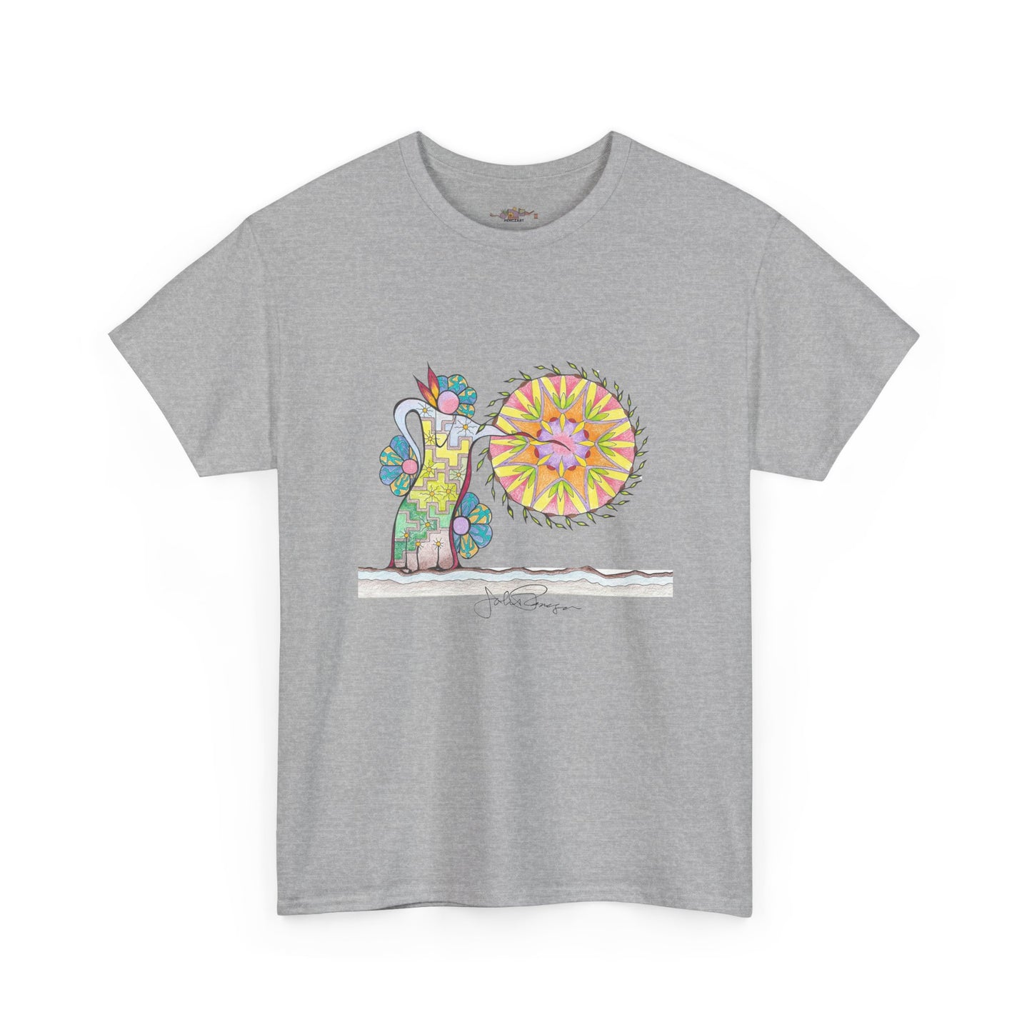 PowWow Drum - Short Sleeve Premium Wearable Art