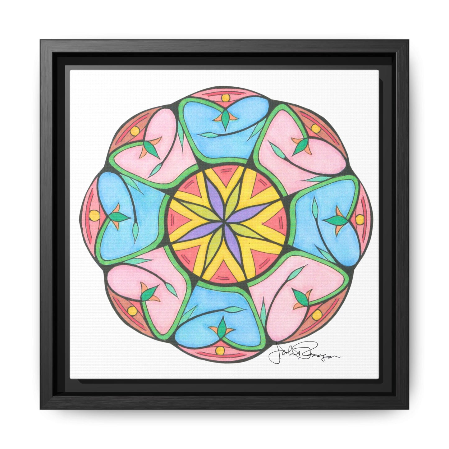 Heaven's Gate Mandala - Archival Gallery Matte Canvas