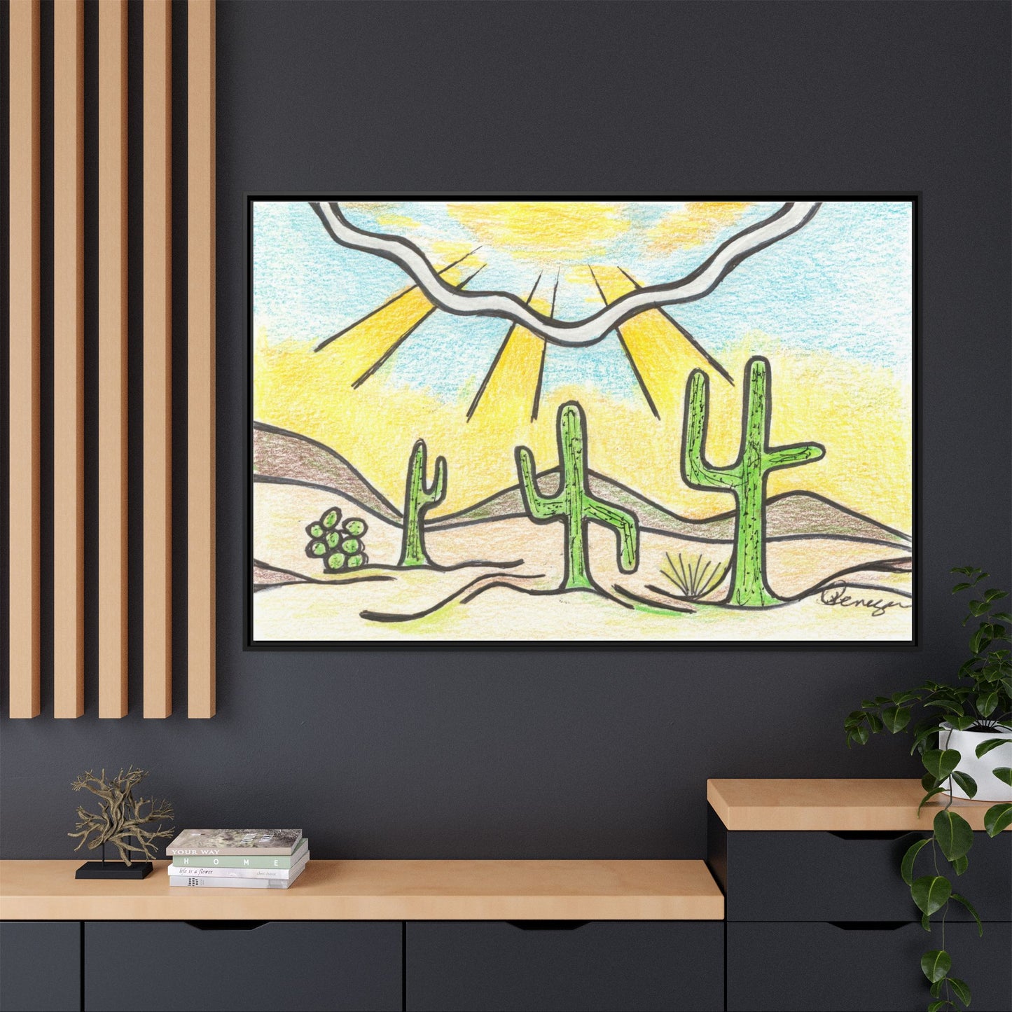 Saguaro - Archival Gallery Matte Canvas