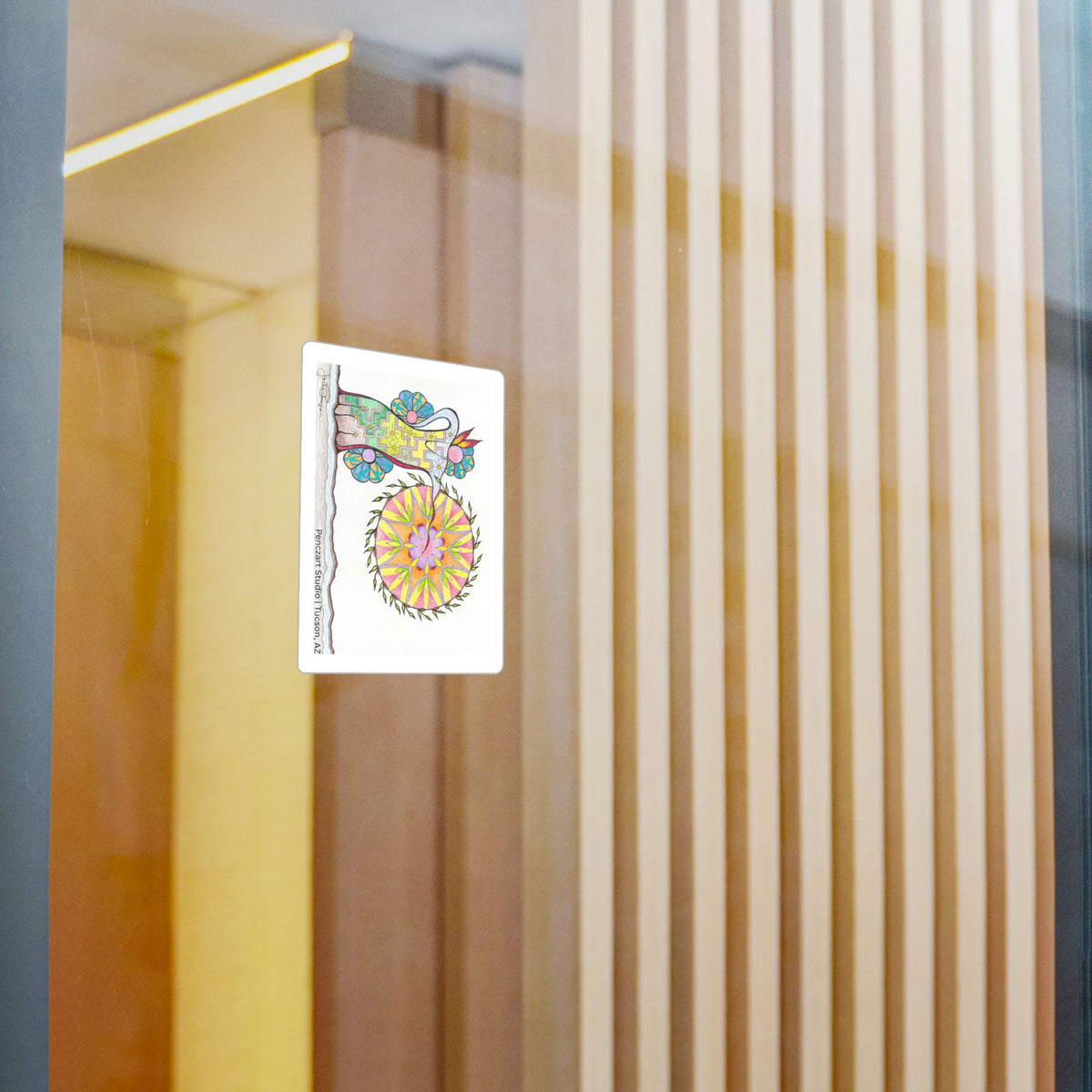 Premium Waterproof Vinyl Sticker | Pow Wow Drum