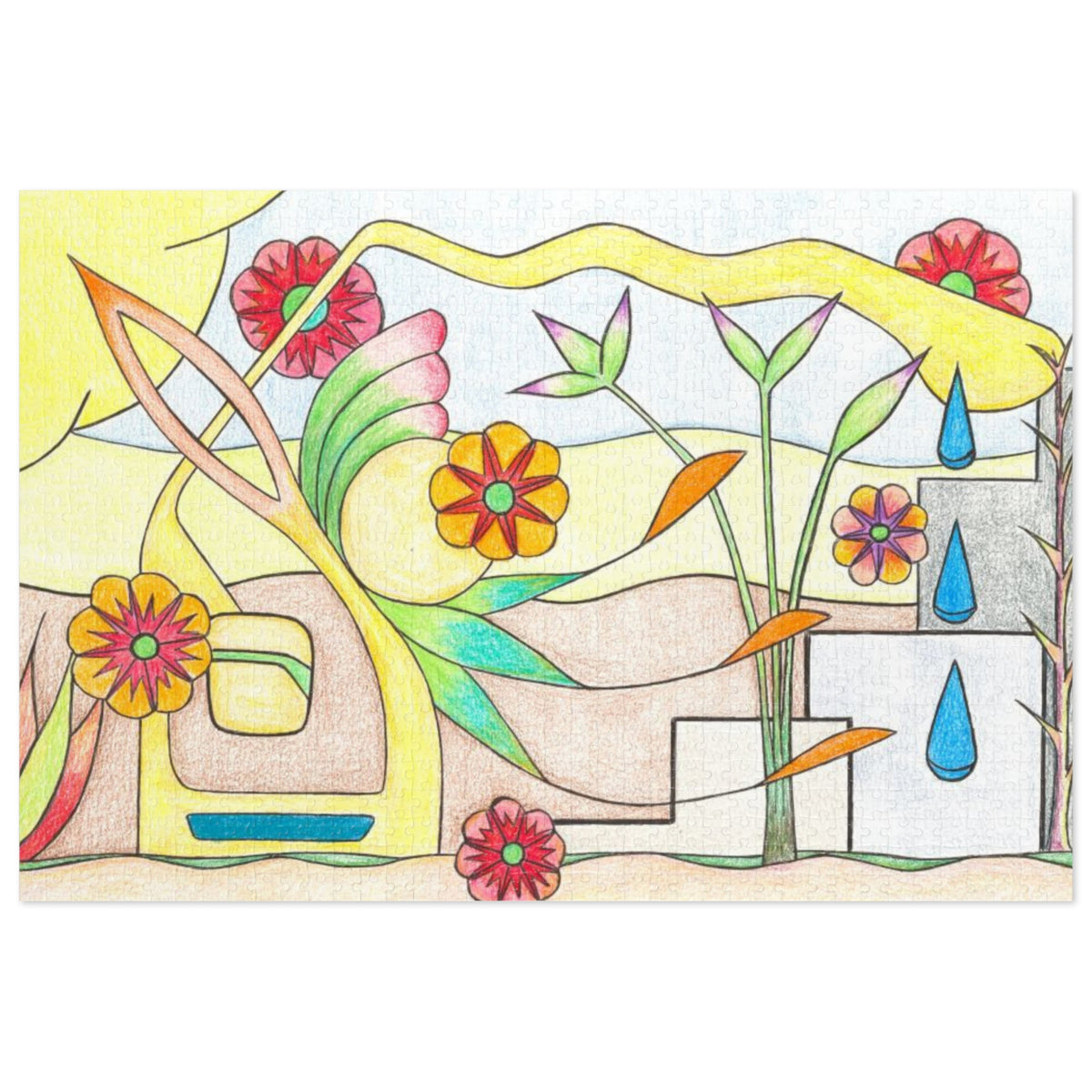 Premium Art Jigsaw Puzzle with Tin | Dancing in the Wind
