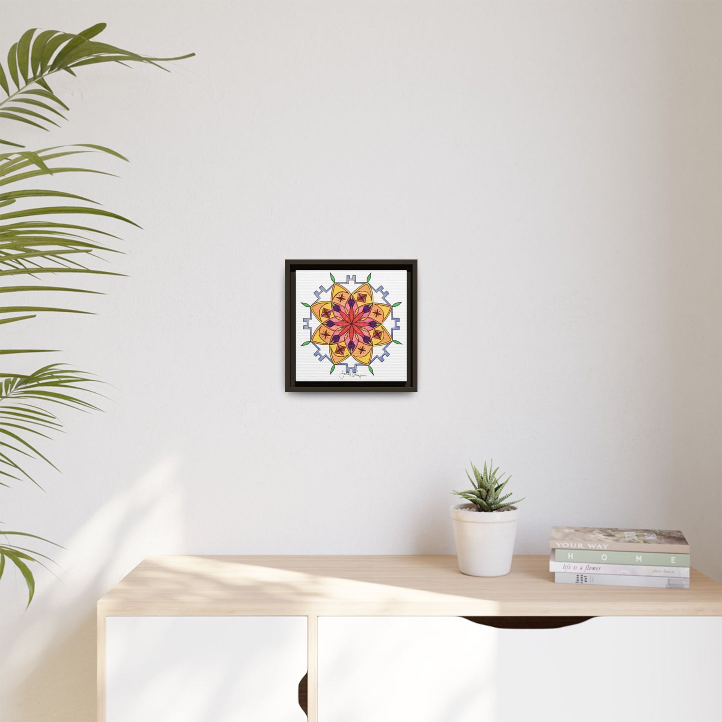 Snow Mandala - Archival Gallery Matte Canvas