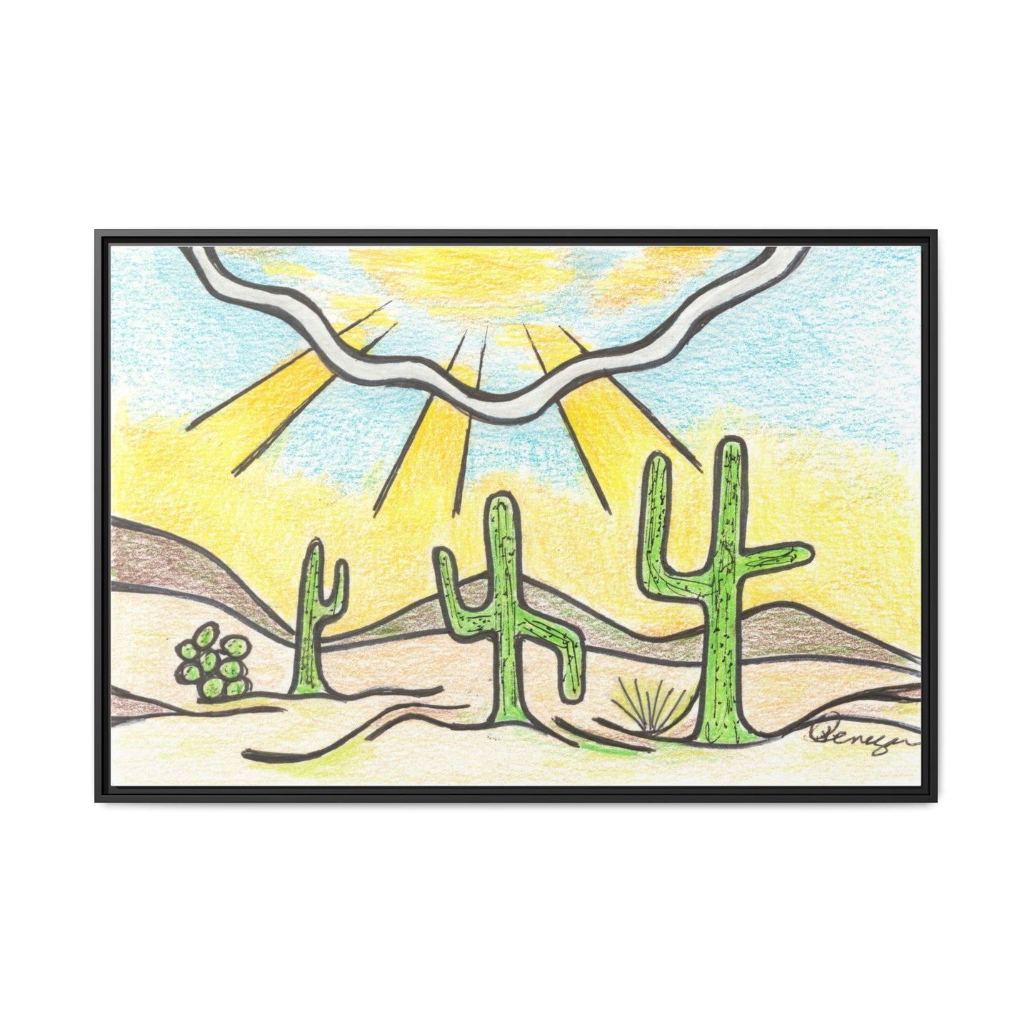 Saguaro - Archival Gallery Matte Canvas