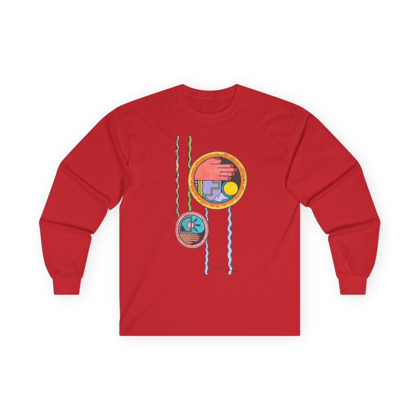 Wave While Passing - Long Sleeve Premium Wearable Art