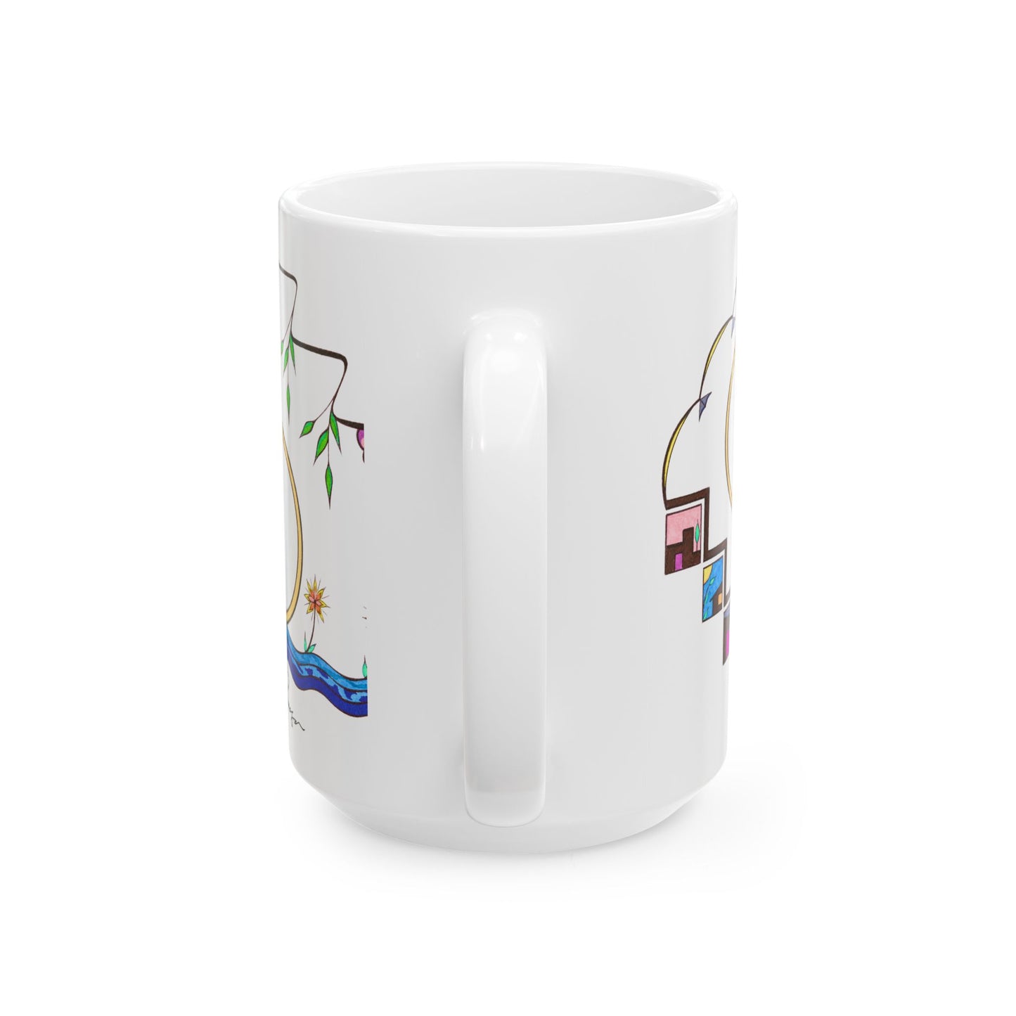 Finding Home —Wrap-Around Ceramic Art Mug (11oz, 15oz)