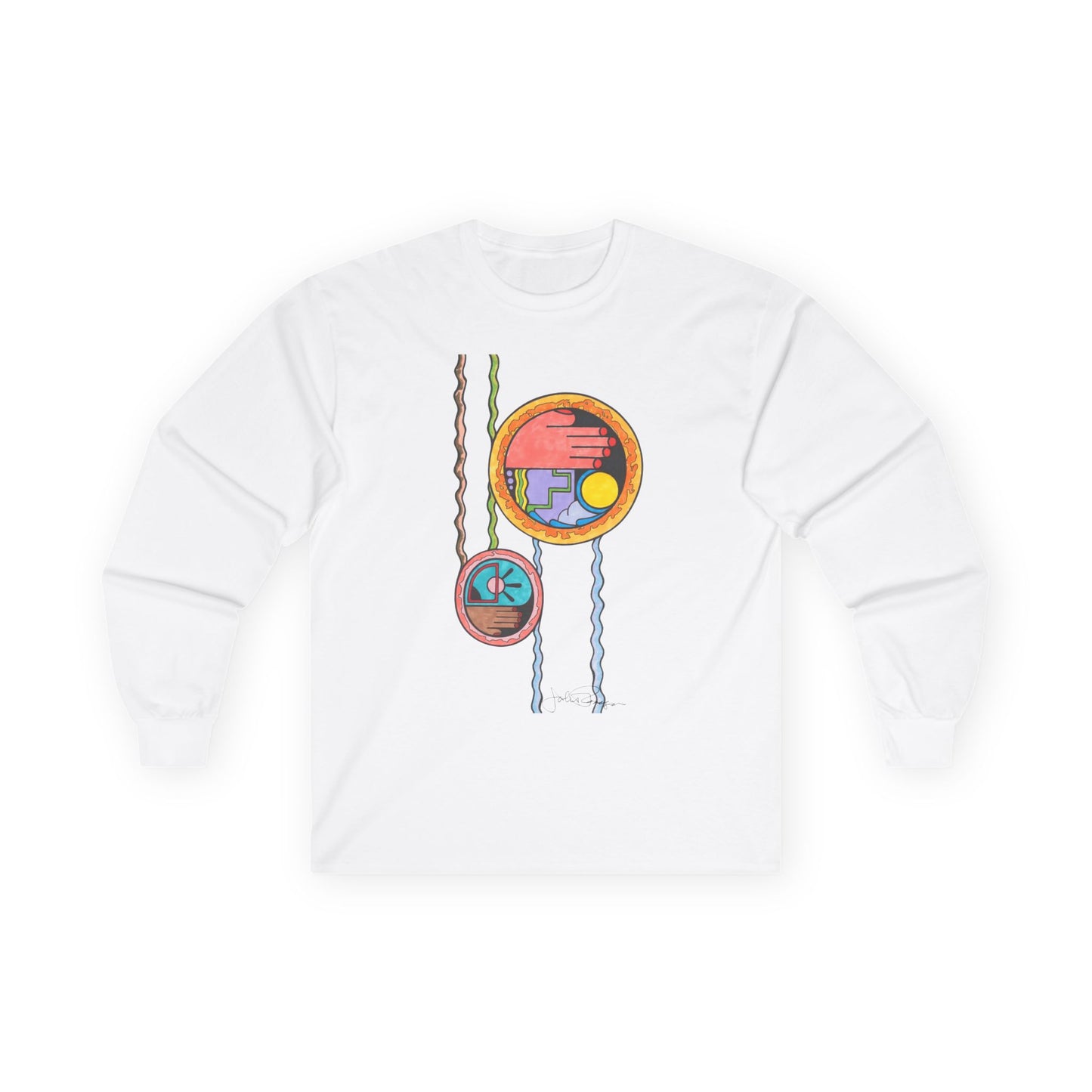 Wave While Passing - Long Sleeve Premium Wearable Art