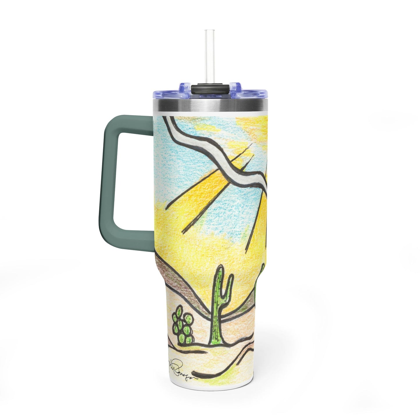 Sahuaro - Wrap-Around Art Tumbler (40 oz)