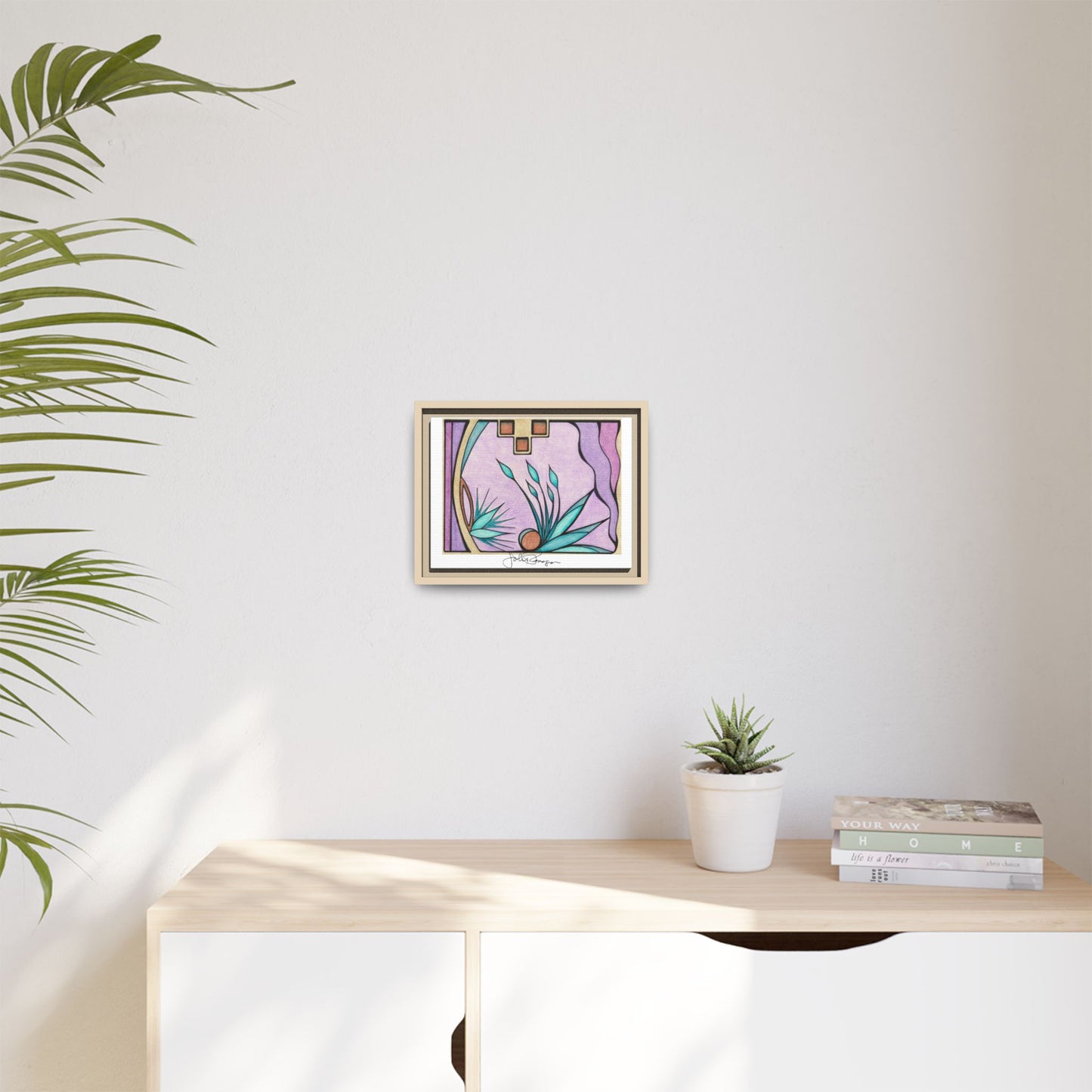 Deep Purple Visions - Archival Gallery Matte Canvas