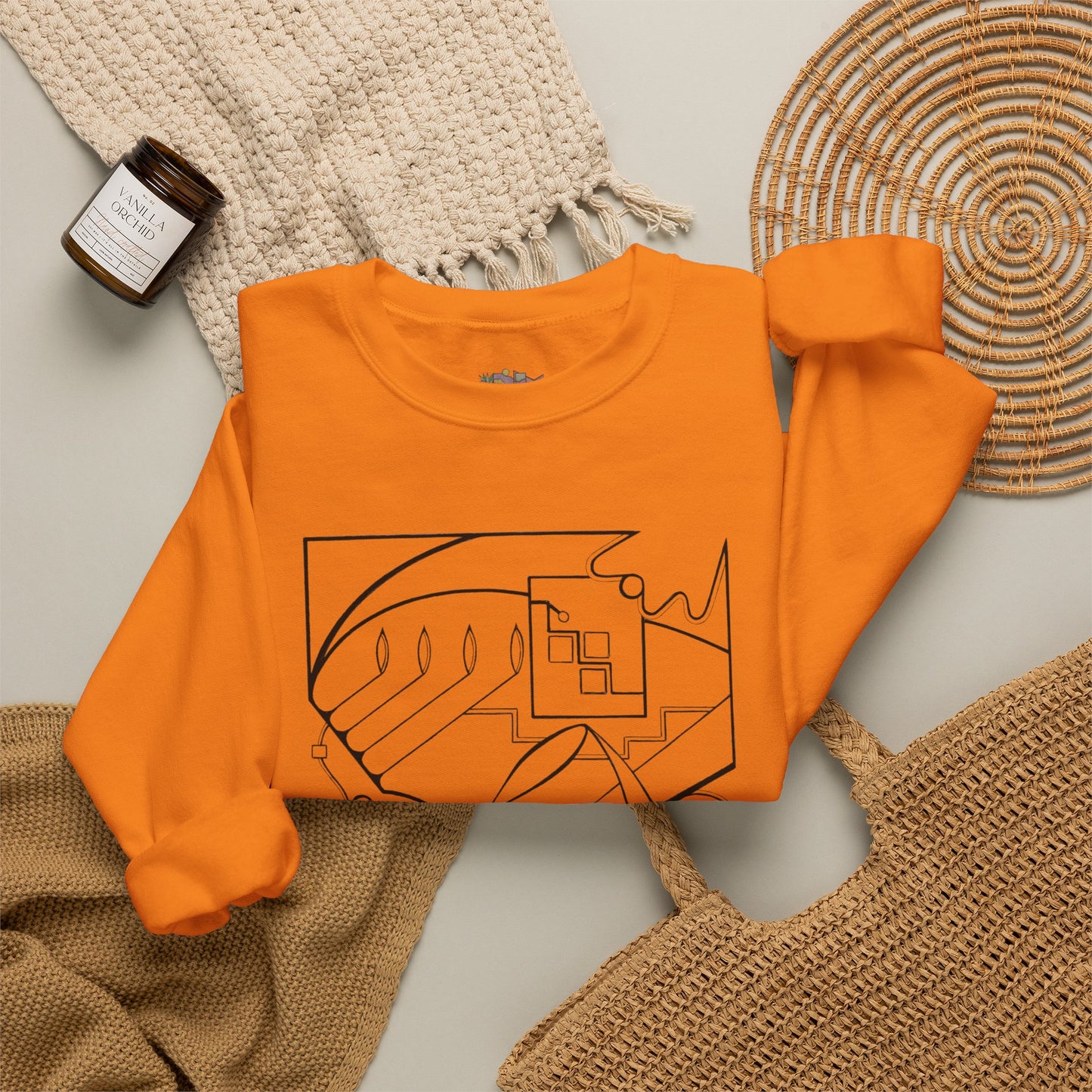 Premium Pullover Sweaatshirt Wearable Art | From the Heart