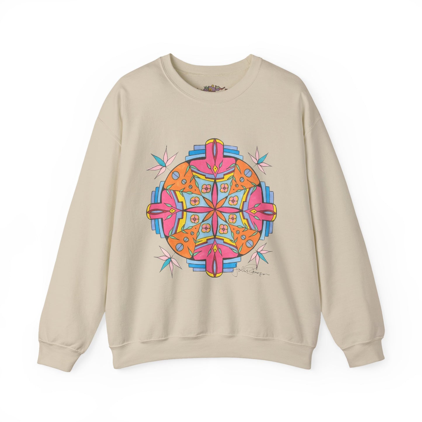 Break Out Mandala - Pullover Sweatshirt Premium Wearable Art