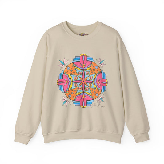 Premium Pullover Sweatshirt Wearable Art | Break Out Mandala