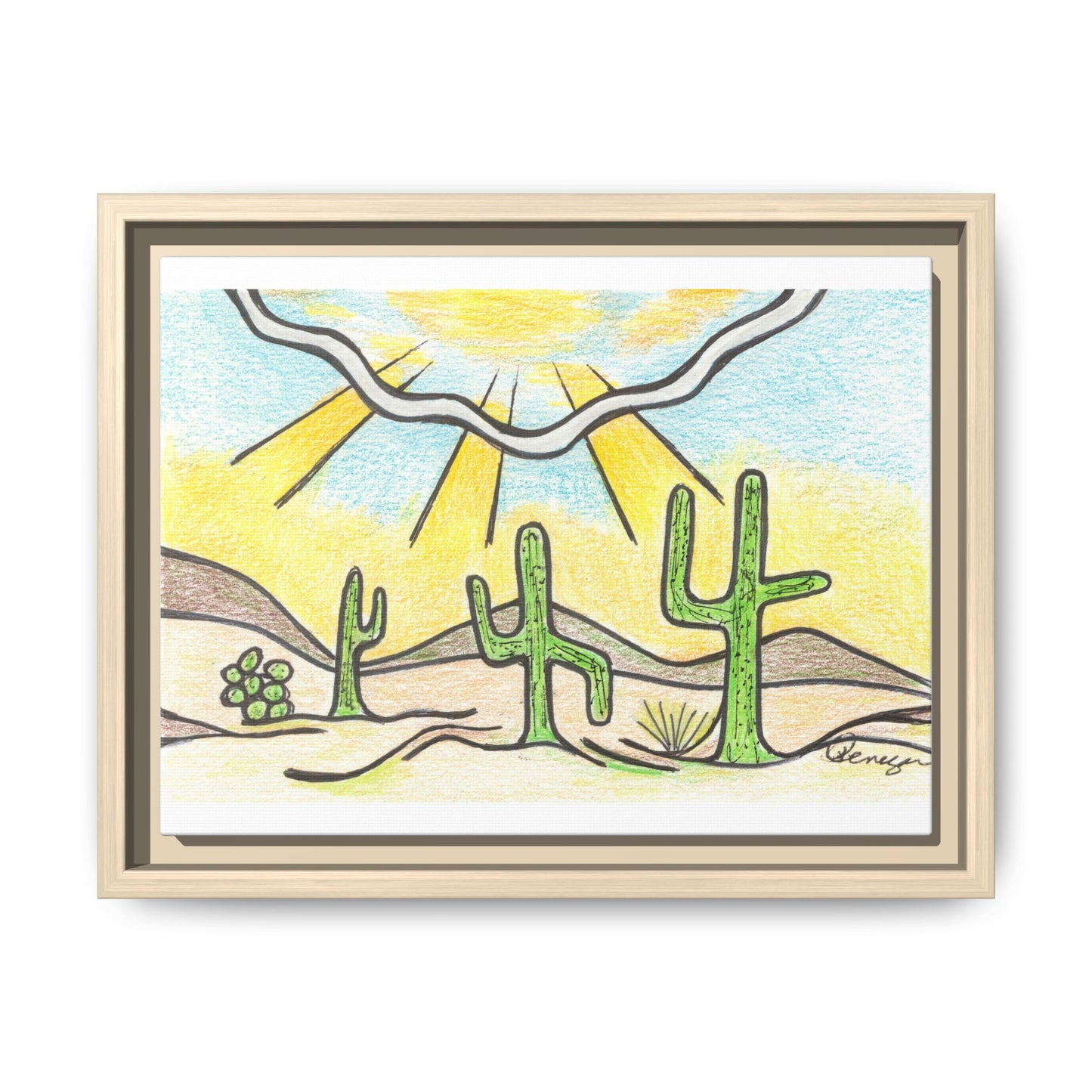 Saguaro - Archival Gallery Matte Canvas