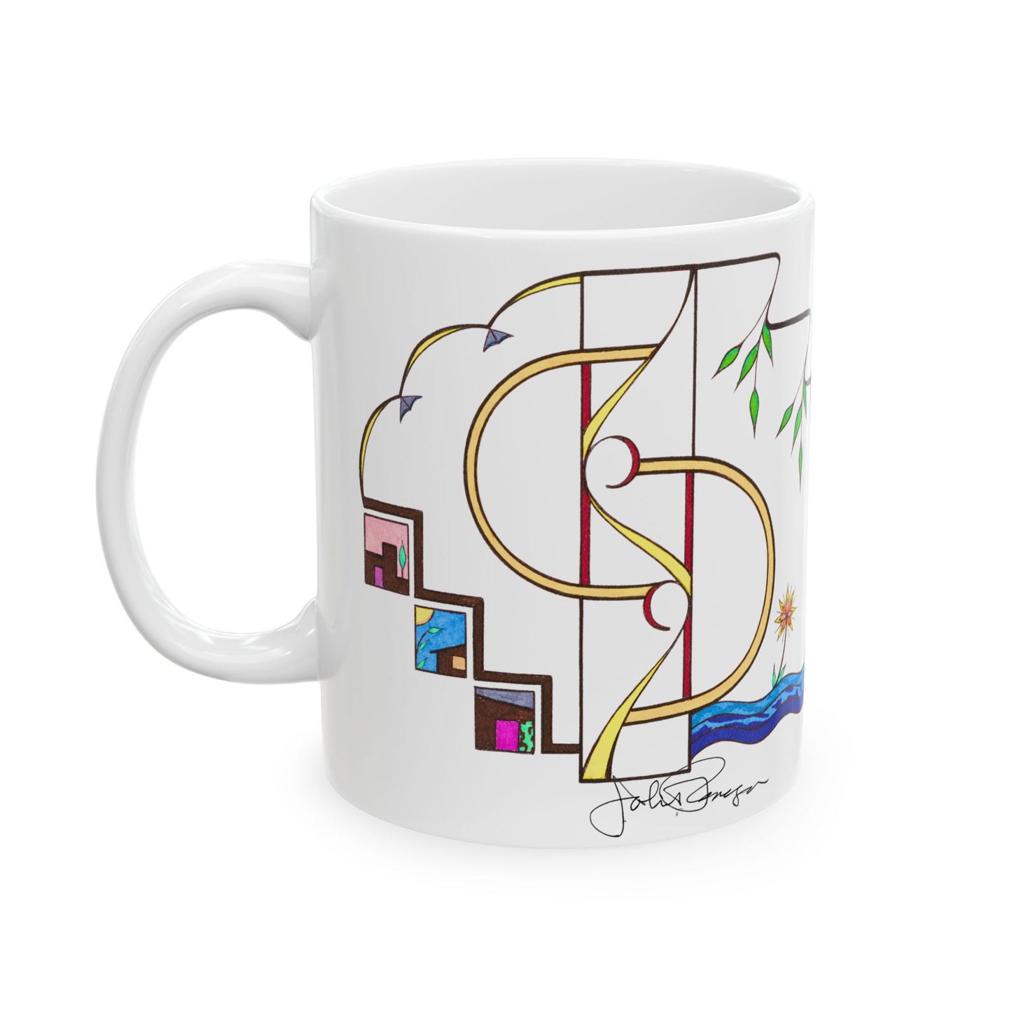 Finding Home —Wrap-Around Ceramic Art Mug (11oz, 15oz)