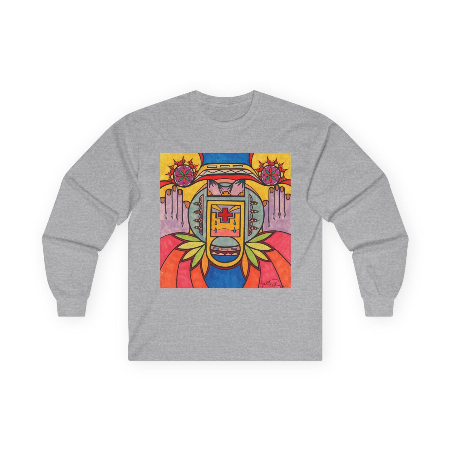 Premium Long Sleeve T-Shirt Wearable Art | Hands