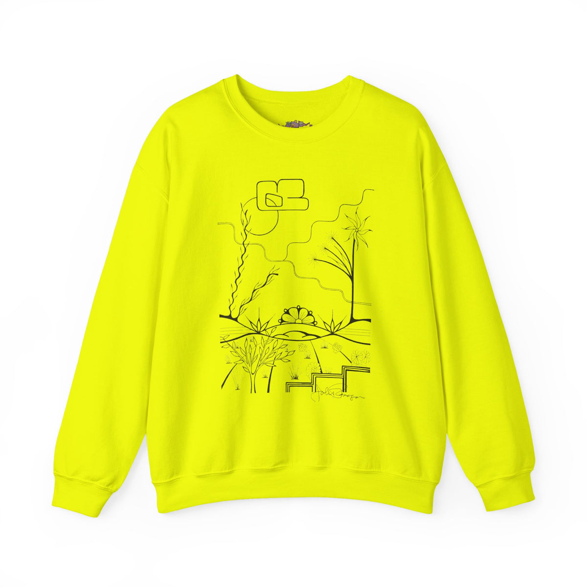 Premium Pullover Sweatshirt Wearable Art | The World is Round
