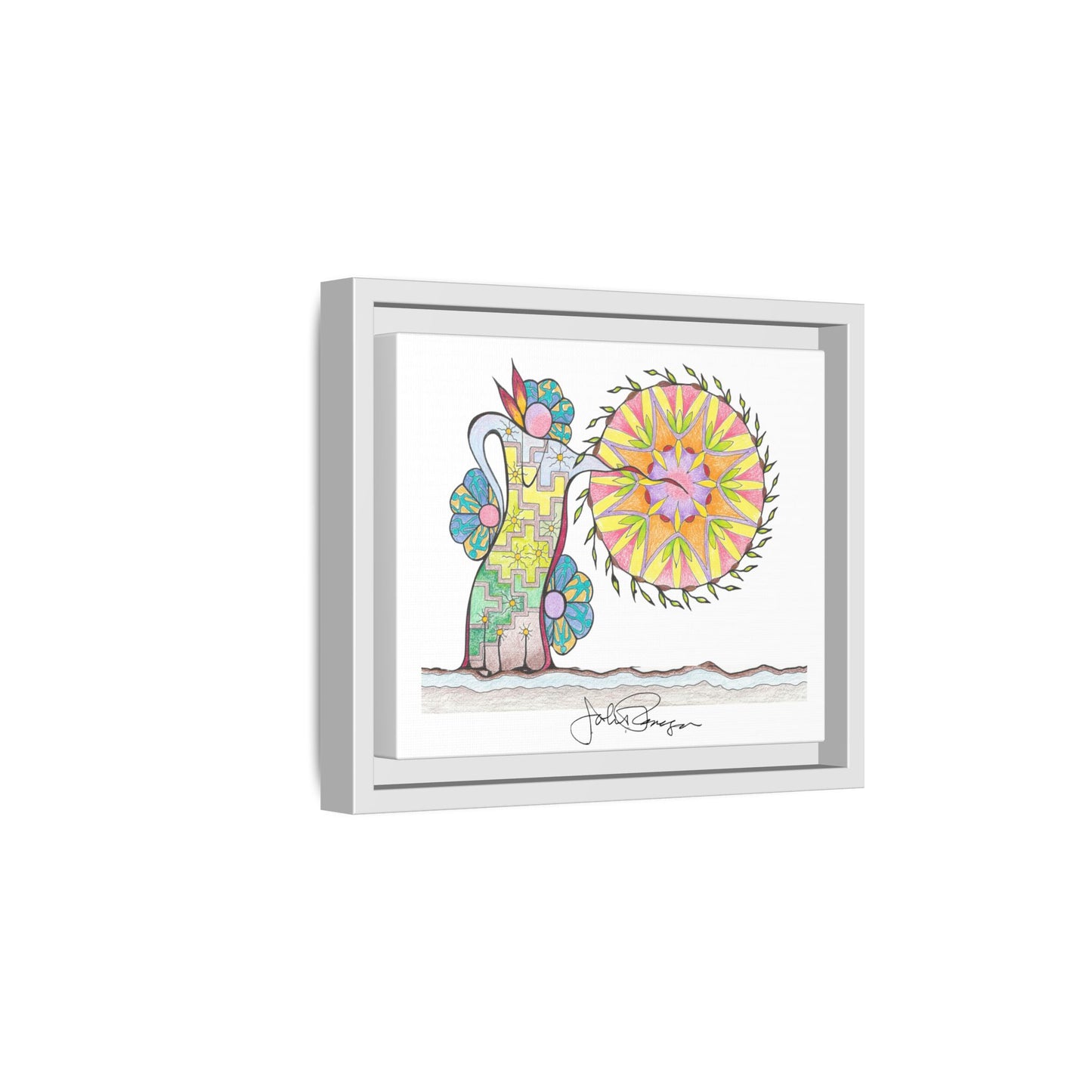 PowWow Drum - Archival Gallery Matte Canvas