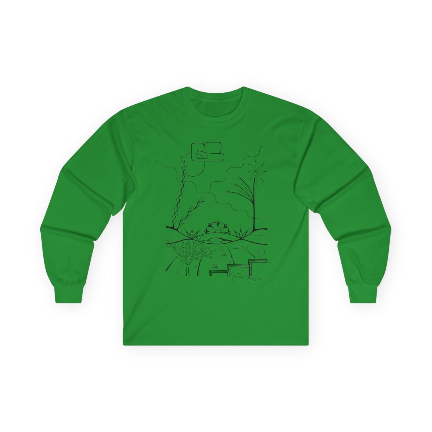 Premium Long Sleeve T-Shirt Wearable Art | The World is Round