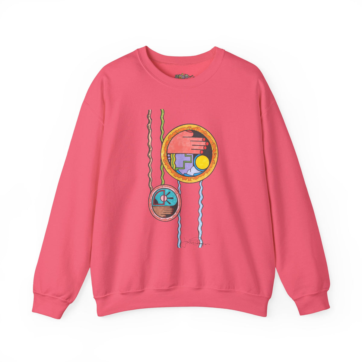 Premium Pullover Sweatshirt Wearable Art | Wave While Passing