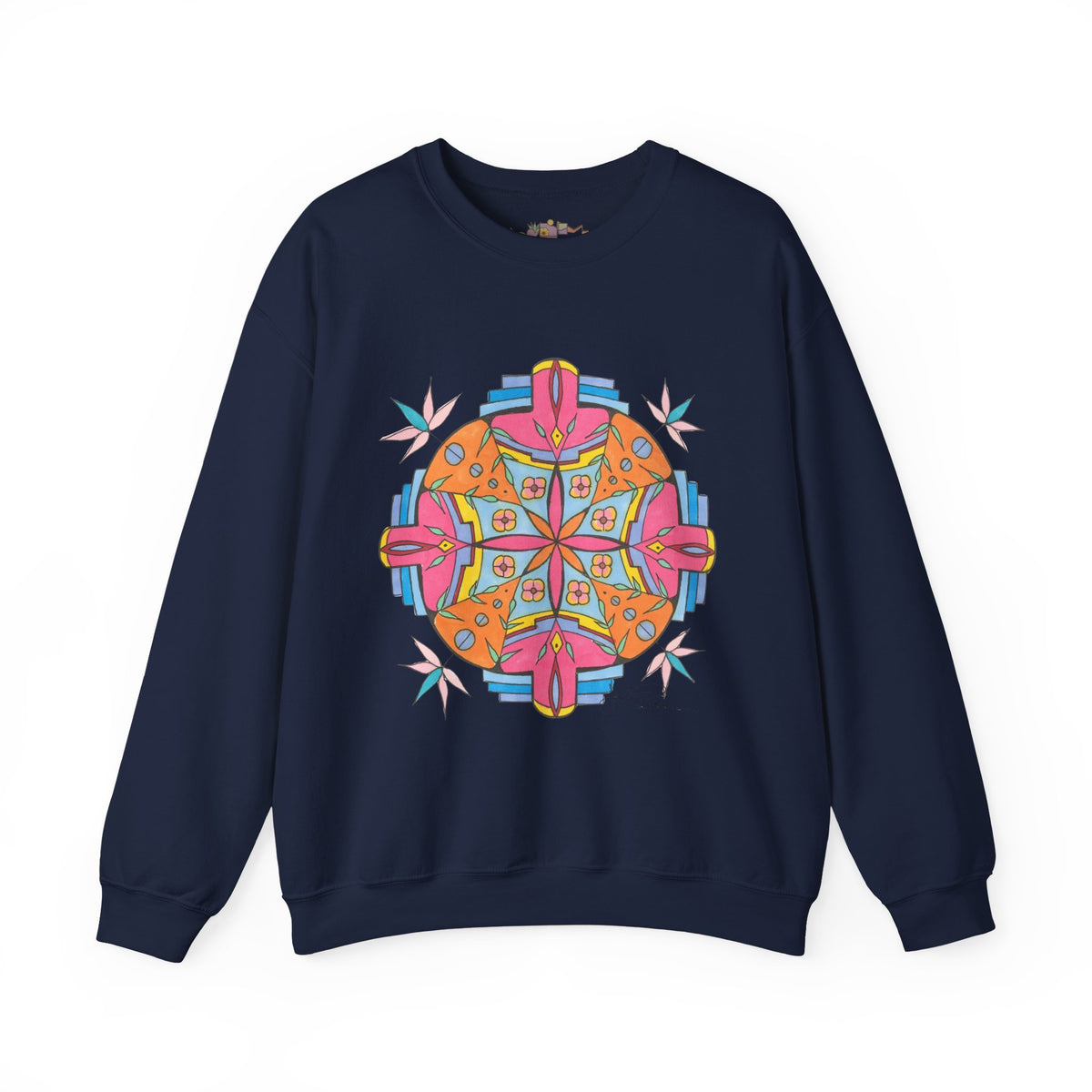 Premium Pullover Sweatshirt Wearable Art | Break Out Mandala