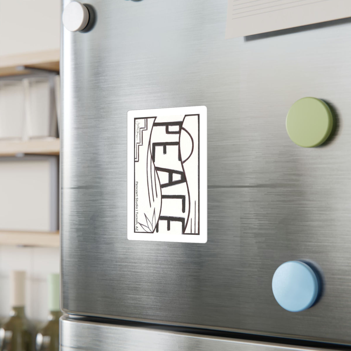 Premium Waterproof Vinyle Sticker | Peace