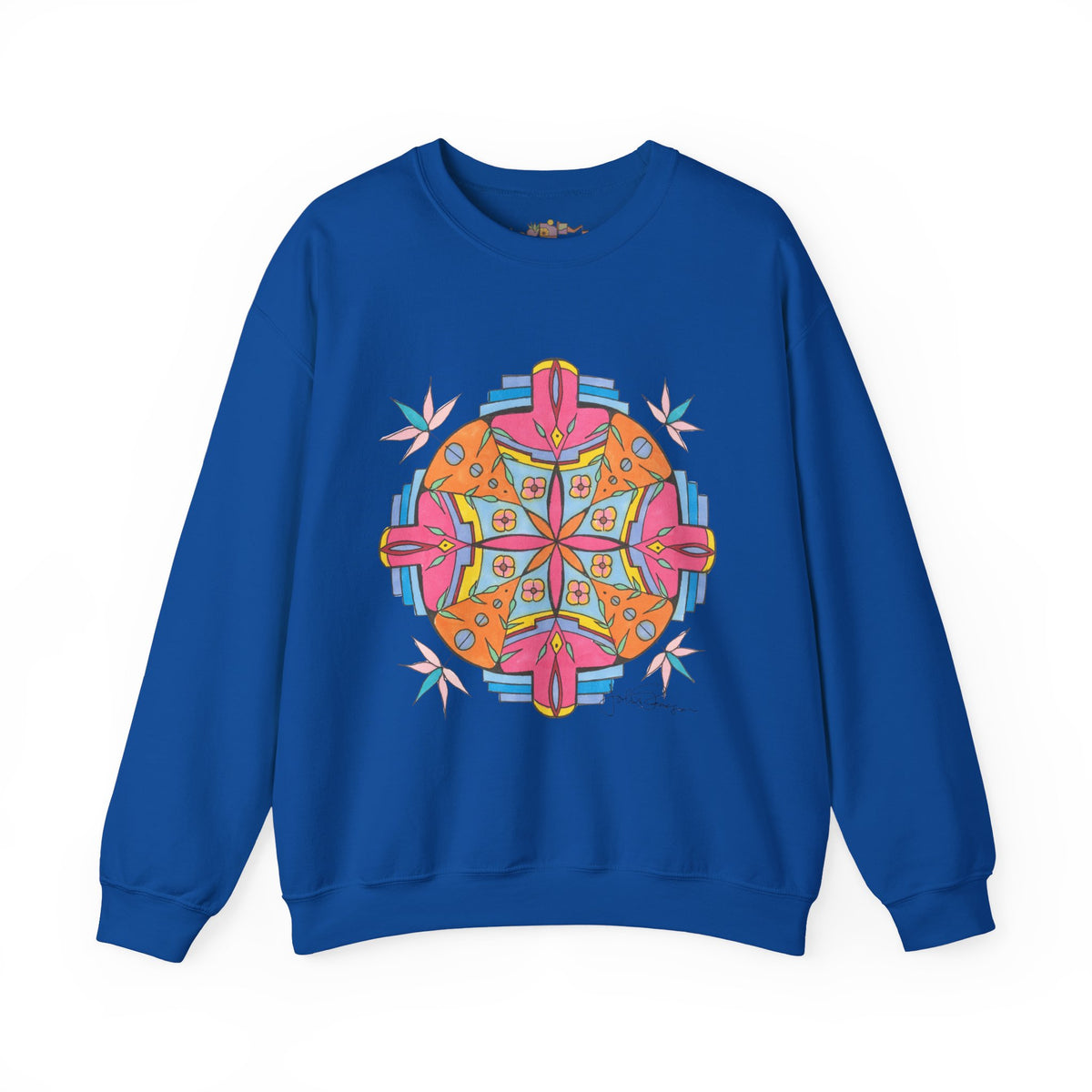 Premium Pullover Sweatshirt Wearable Art | Break Out Mandala