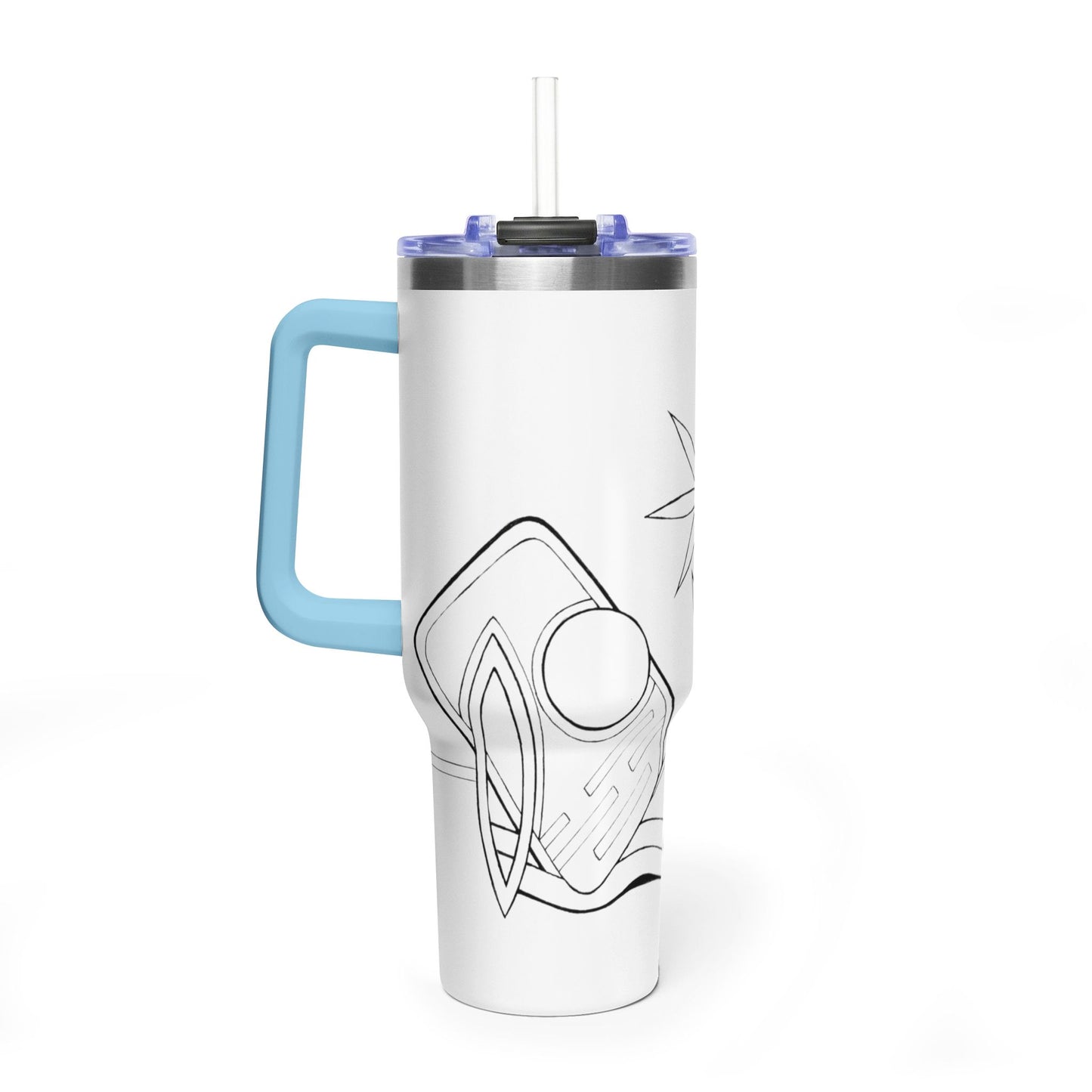 Riding the Turtle - Wrap-Around Art Tumbler (40 oz)