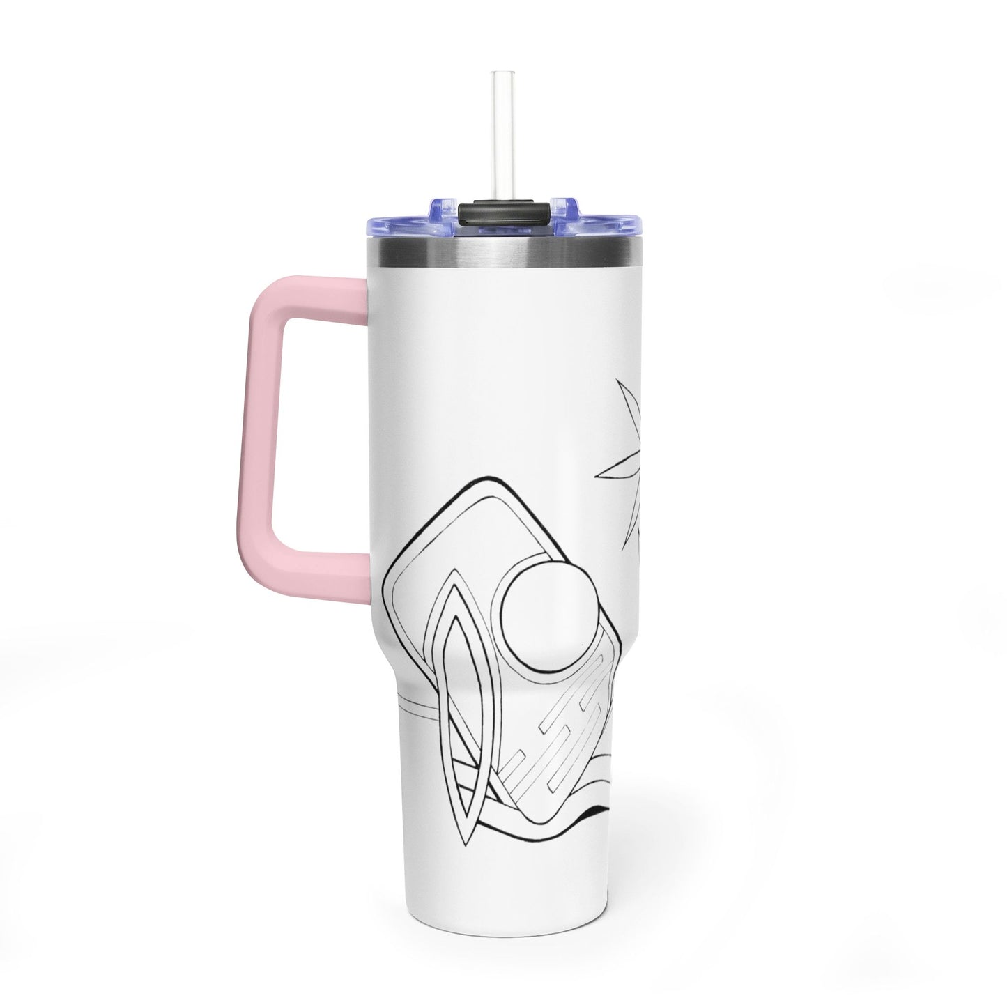Riding the Turtle - Wrap-Around Art Tumbler (40 oz)