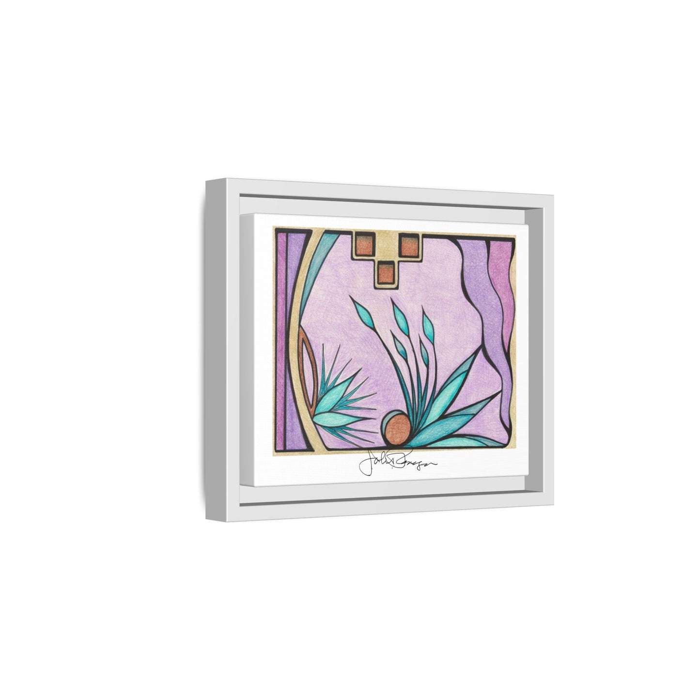 Deep Purple Visions - Archival Gallery Matte Canvas