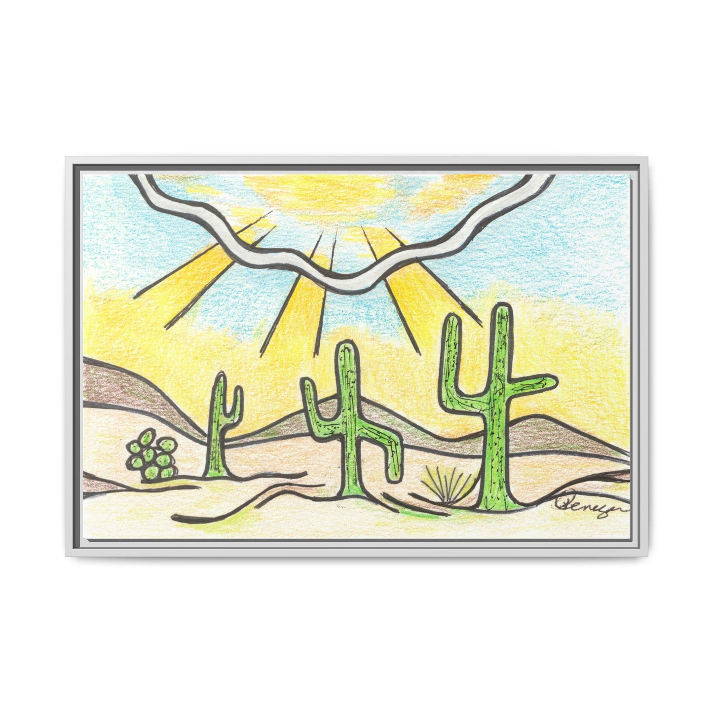 Saguaro - Archival Gallery Matte Canvas