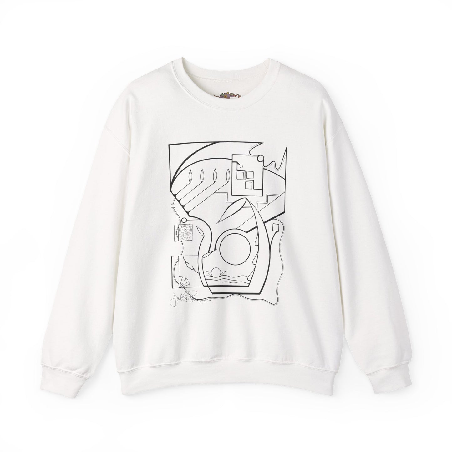 Premium Pullover Sweaatshirt Wearable Art | From the Heart