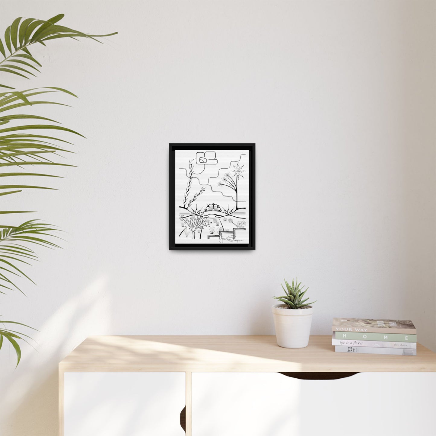 Premium Gallery Framed Matte Canvas | The World is Round