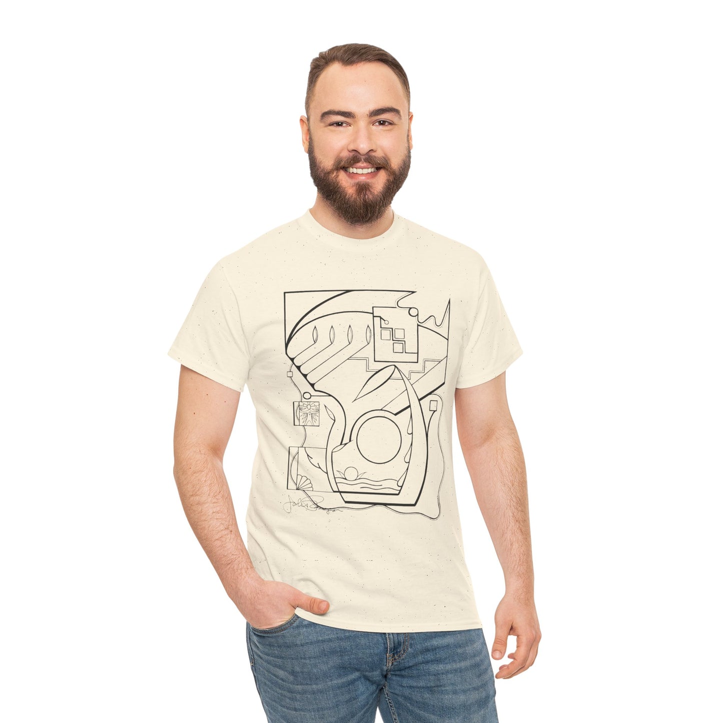From the Heart - Short Sleeve Premium Wearable Art
