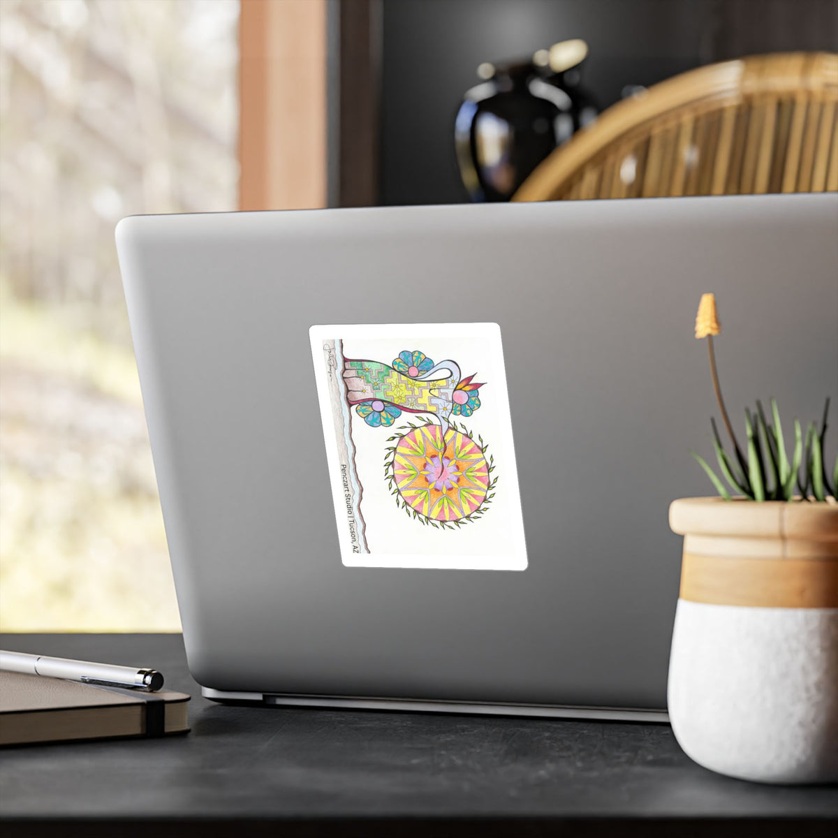 Premium Waterproof Vinyl Sticker | Pow Wow Drum
