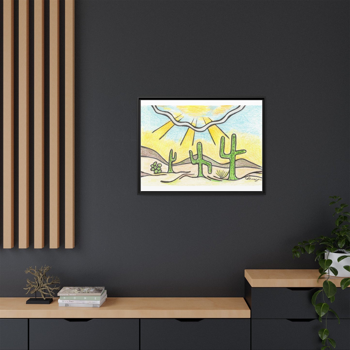 Saguaro - Archival Gallery Matte Canvas