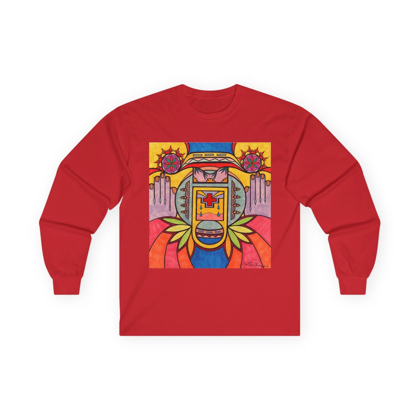 Premium Long Sleeve T-Shirt Wearable Art | Hands