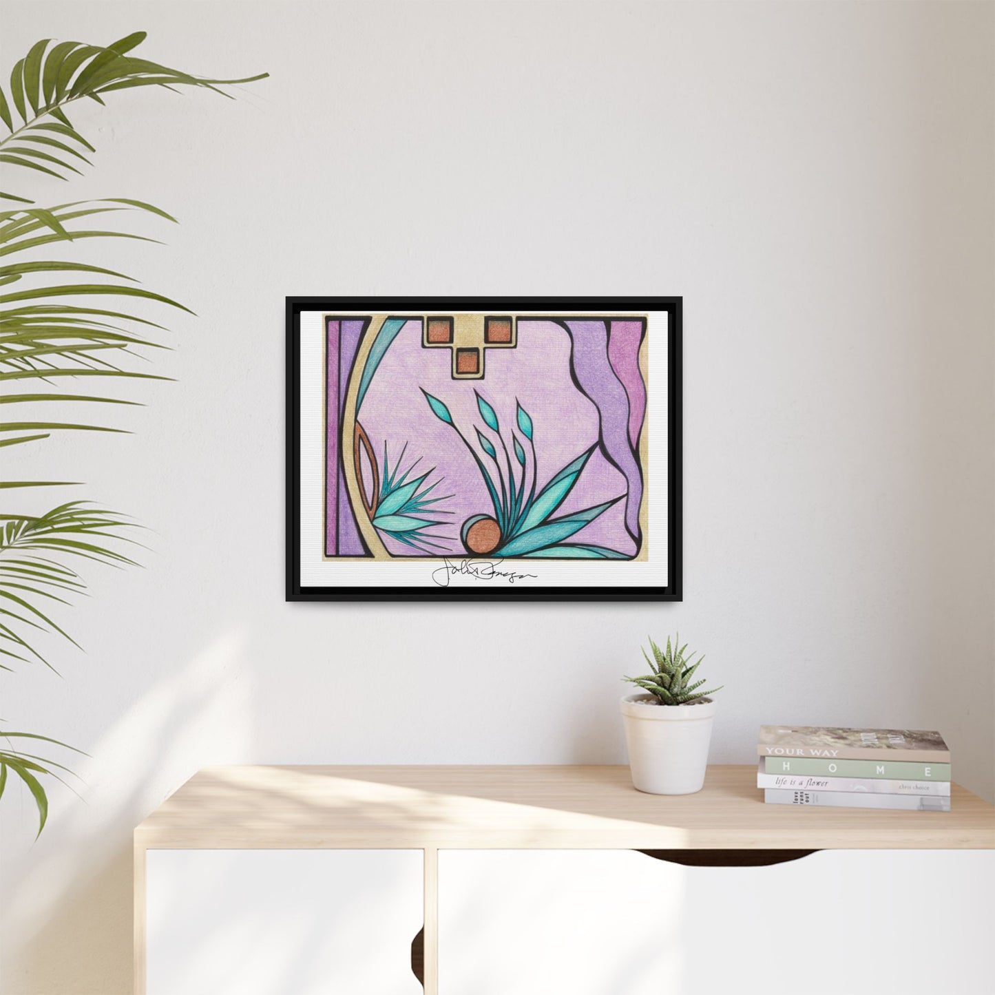 Deep Purple Visions - Archival Gallery Matte Canvas