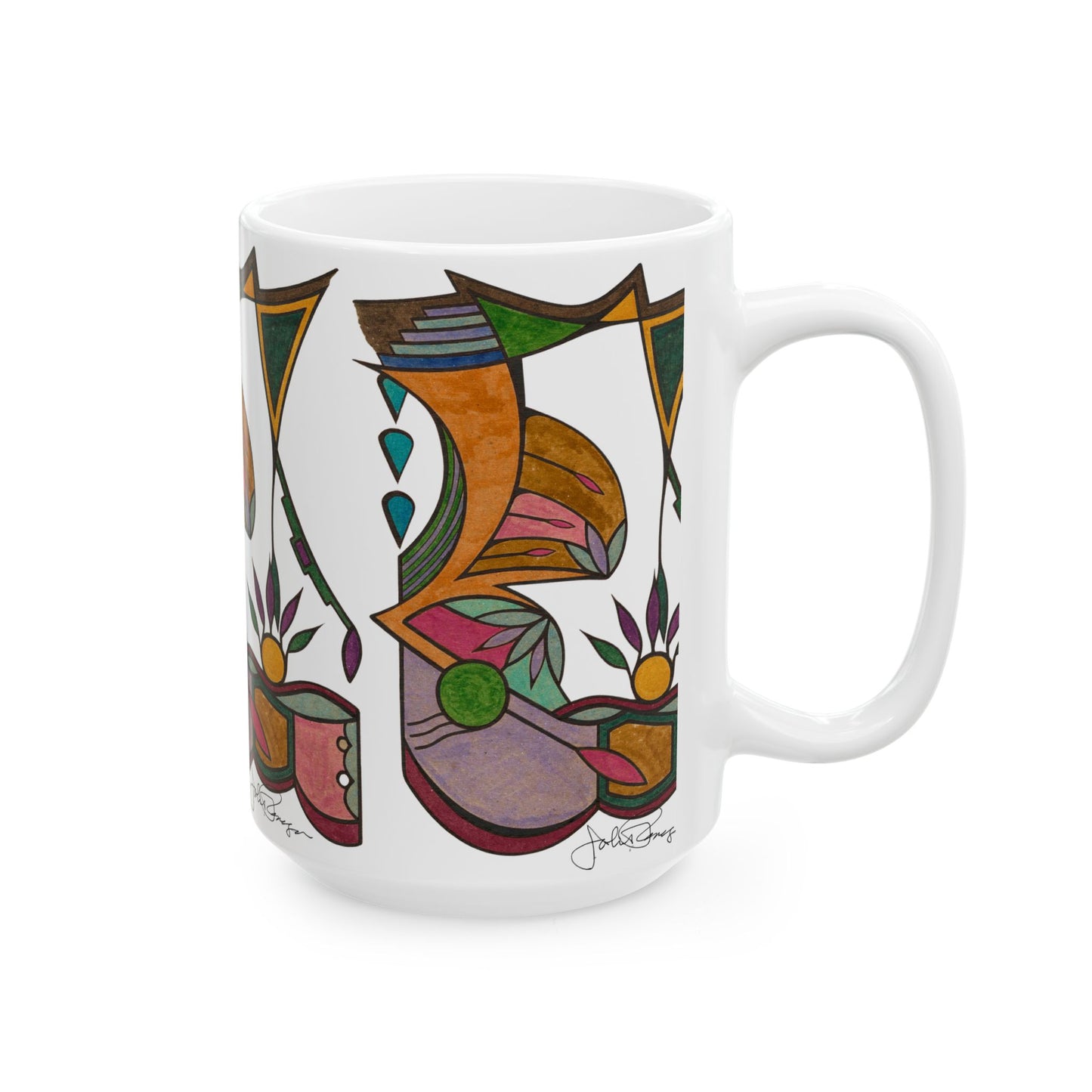 Life Cycle - Wrap-Around Ceramic Art Mug (11oz/15oz)