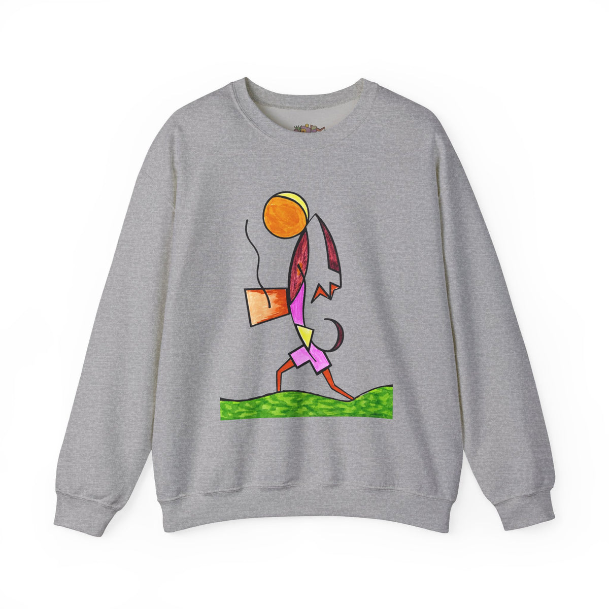 Premium Pullover Sweatshirt Wearable Art | Walk Proud