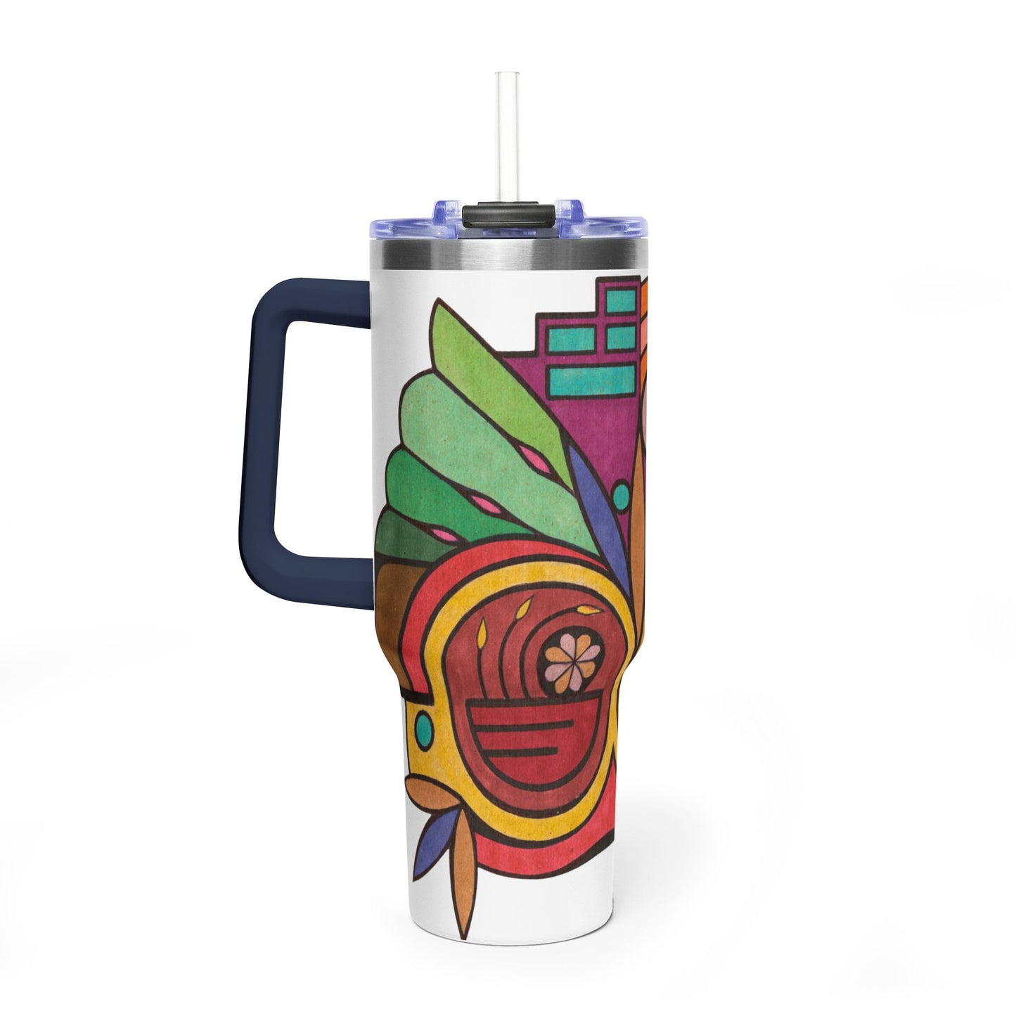 Leaving the Picture - Wrap-Around Art Tumbler (40 oz)