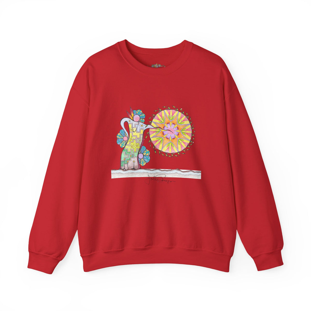 Premium Pullover Sweatshirt Wearable Art | Pow Wow Drum