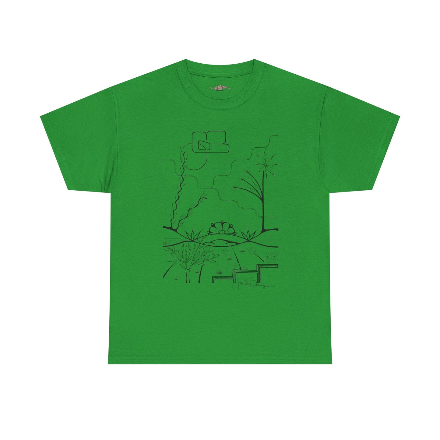 Premium Short Sleeve T-Shirt Wearable Art | The World is Round