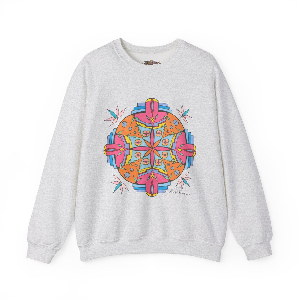 Premium Pullover Sweatshirt Wearable Art | Break Out Mandala
