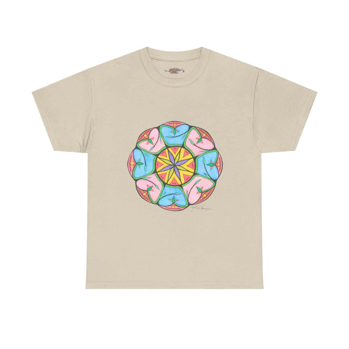 Premium Short Sleeve T-Shirt Wearable Art | Heaven's Gate Mandala